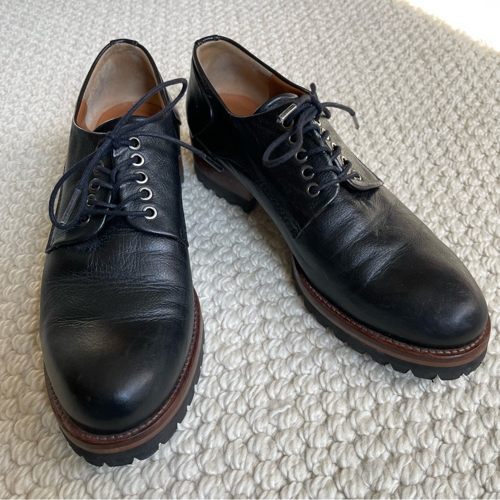 Gravity Pope black Oxford shoes